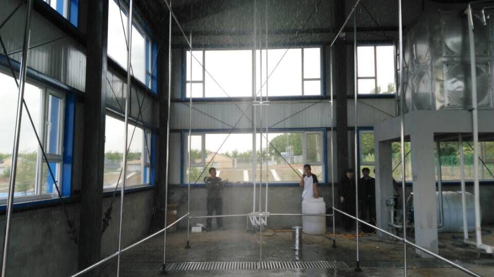 四川成都人工模拟降雨试验场